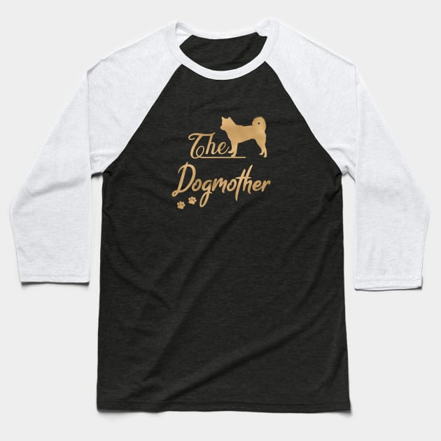 Akita Dogmother, Dog mom Baseball T-Shirt by JollyMarten